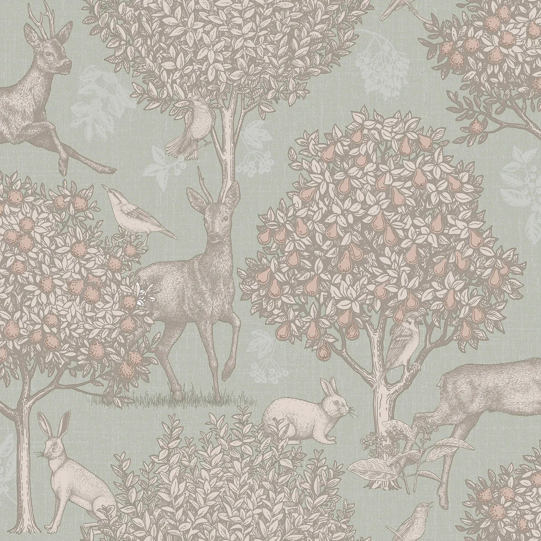 Brewster Home Fashions Edson Green Woodlands Wallpaper - SKU AH924606