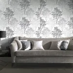 Brewster Home Fashions Edwin Grey Wildwood Wallpaper - SKU AH259502