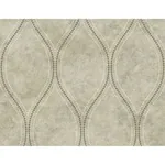 Brewster Home Fashions Eira Light Brown Marble Ogee Wallpaper - SKU 2765-BW40208