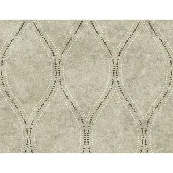 2765-BW40208 | Eira Light Brown Marble Ogee Wallpaper