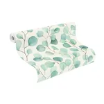 Brewster Home Fashions Elaina Aqua Watercolor Boughs Wallpaper - SKU RH691702