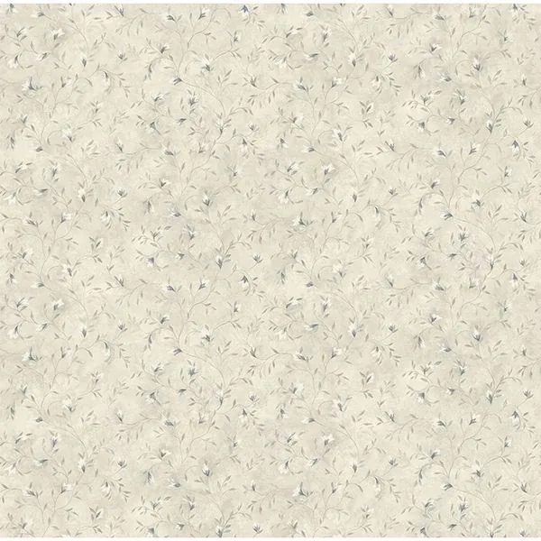 Brewster Home Fashions Eleanor Beige Folk Botanical Trail Wallpaper - SKU 3119-216113