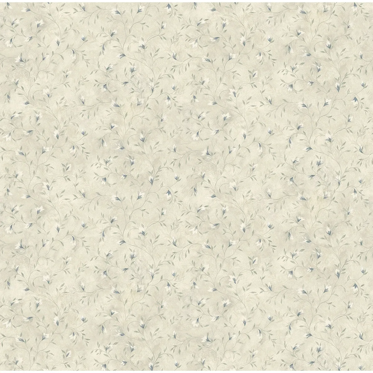 3123-216113 | Eleanor Blue Folk Botanical Trail Wallpaper