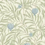 Brewster Home Fashions Elena Blue Pomegranate Wallpaper - SKU BG9611
