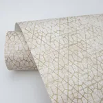 Brewster Home Fashions Elias Gold Gridline Wallpaper - SKU 4020-75817