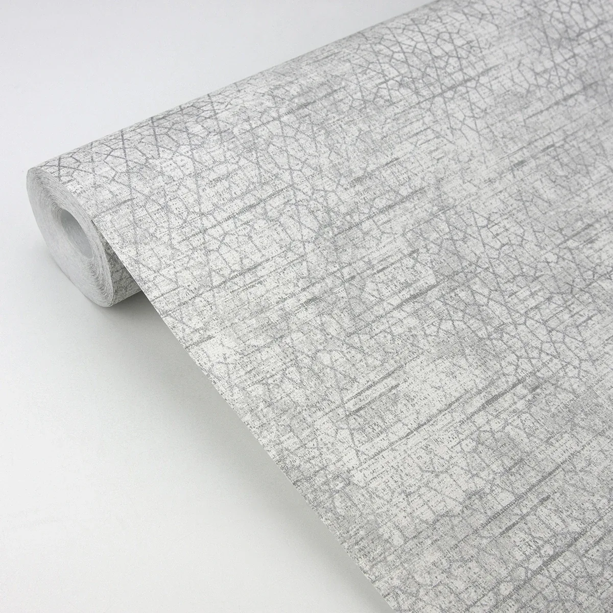 Brewster Home Fashions Elias Light Grey Gridline Wallpaper - SKU 4020-75819