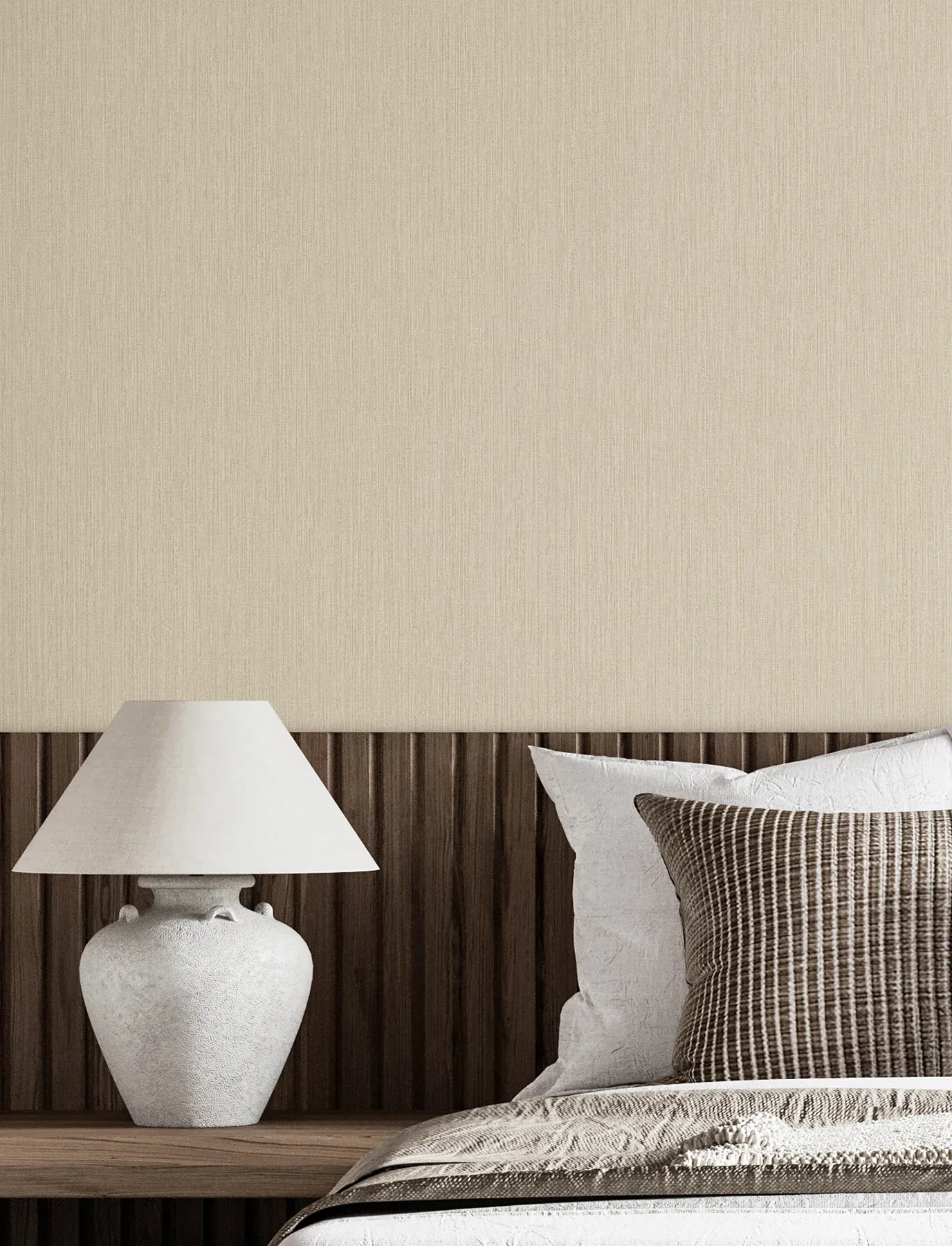 Brewster Home Fashions Elijah Light Brown Texture Wallpaper - SKU 4191-83007