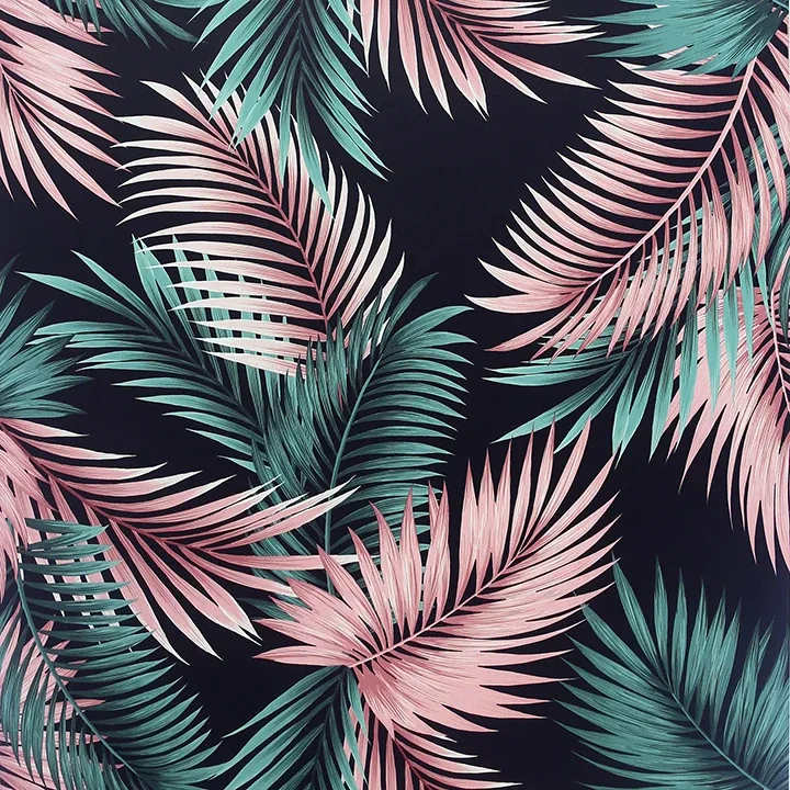 Brewster Home Fashions Eliza Sea Green Palm Fronds Wallpaper - SKU AH908308