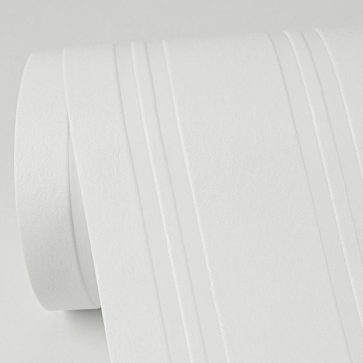 Brewster Home Fashions Elliott White Paintble Stripe Wallpaper - SKU 4000-2435-15
