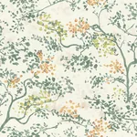 Brewster Home Fashions Elmslie Green Abstract Trees Wallpaper - SKU RH791730