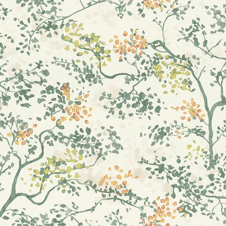 Brewster Home Fashions Elmslie Green Abstract Trees Wallpaper - SKU RH791730