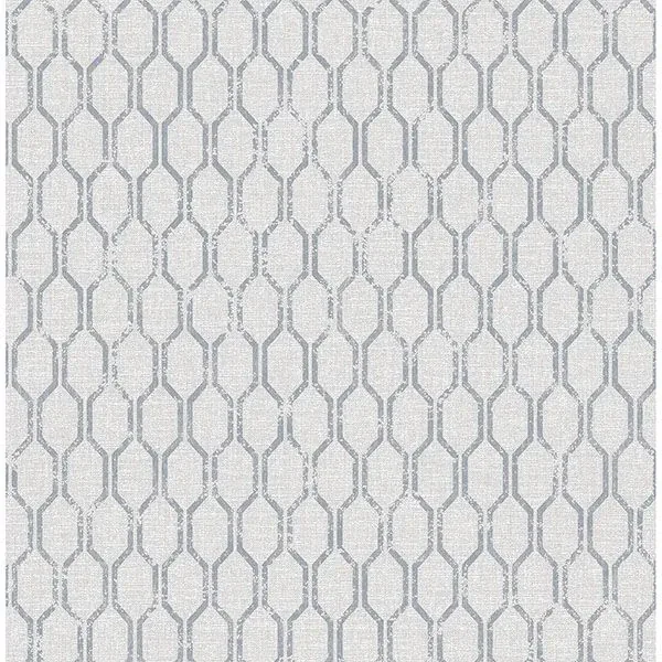 2834-25048 | Elodie Light Grey Geometric Wallpaper