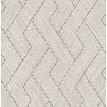 Brewster Home Fashions Ember Light Grey Geometric Basketweave Wallpaper | Wallpaper Twins Brewster Home Fashions Ember Light Grey Geometric Basketweave Wallpaper - SKU 4125-26728