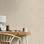Brewster Home Fashions Ember Taupe Geometric Basketweave Wallpaper | Wallpaper Twins Brewster Home Fashions Ember Taupe Geometric Basketweave Wallpaper - SKU 4125-26730