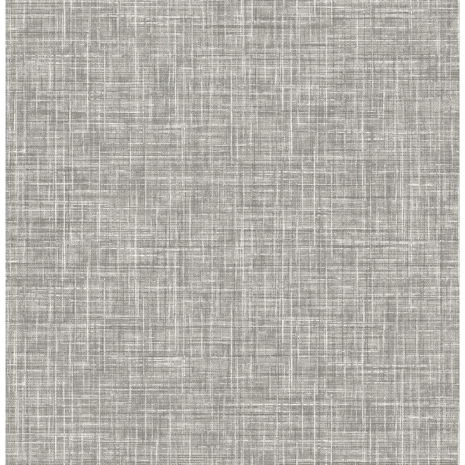 Brewster Home Fashions Emerson Grey Linen Wallpaper - SKU 4157-26354