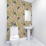 Brewster Home Fashions Emmeline Yellow Toucan Wallpaper - SKU AH298301