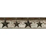 Brewster Home Fashions Ennis Black Rustic Barn Star Wallpaper - SKU 3123-44601