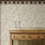 Brewster Home Fashions Ennis Black Rustic Barn Star Wallpaper - SKU 3123-44601
