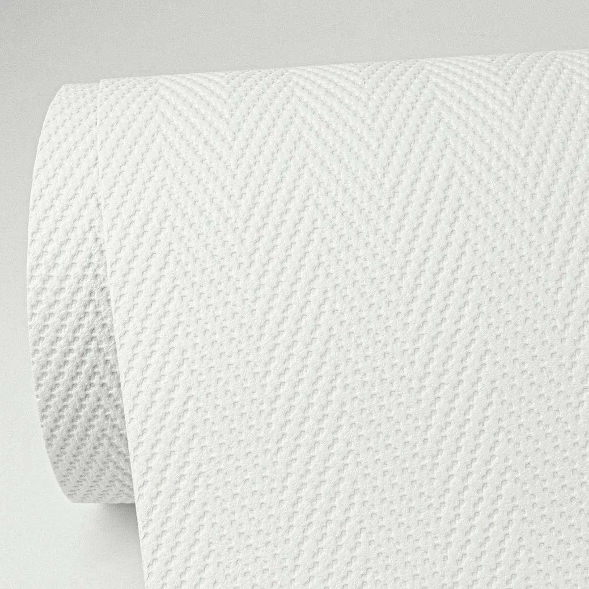 Brewster Home Fashions Ernst White Paintable Chevron Stripe Wallpaper - SKU 4000-5042-27