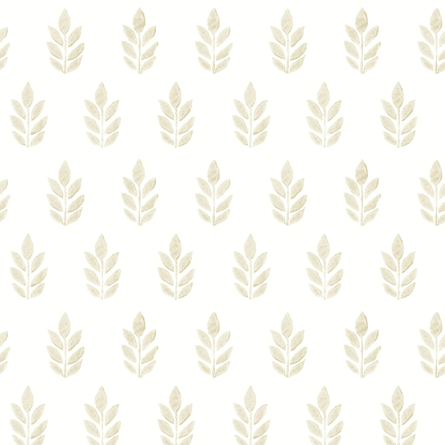 Brewster Home Fashions Ervic Blue Leaf Block Print Wallpaper - SKU 3122-11305