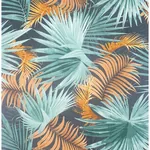 Brewster Home Fashions Esau Teal Jungle Palms Wallpaper - SKU AH296005