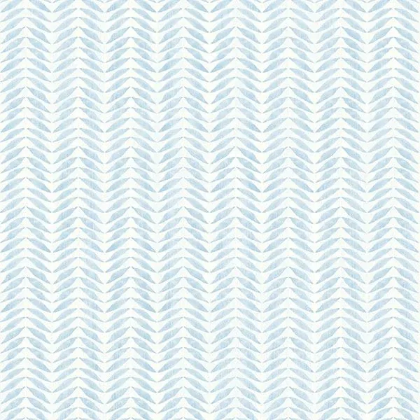 Brewster Home Fashions Espalier Sky Blue Chevron Stripe Wallpaper - SKU 3117-12341