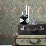 Brewster Home Fashions Ester Sage Nouveau Blooms Wallpaper - SKU DD139419