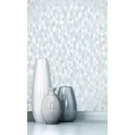 Brewster Home Fashions Ethan Silver Triangle Wallpaper - SKU 2704-20933
