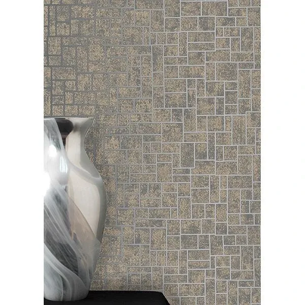 Brewster Home Fashions Etude Charcoal Geometric Wallpaper - SKU 2683-23025