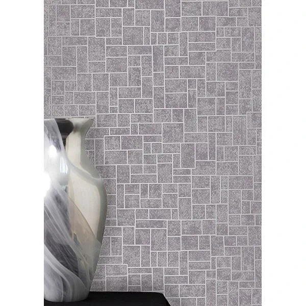 Brewster Home Fashions Etude Purple Geometric Wallpaper - SKU 2683-23023