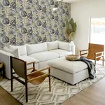 Brewster Home Fashions Eustis Black Jungle Wall Wallpaper - SKU AH297105