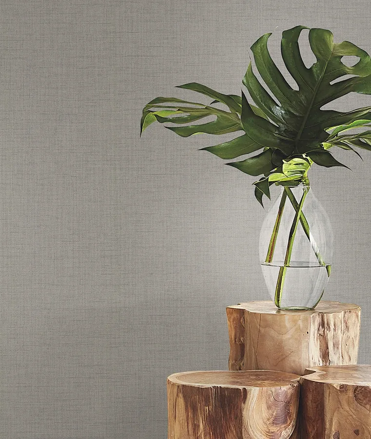 Brewster Home Fashions Evermore Grey Woven Wallpaper - SKU 4178-4412