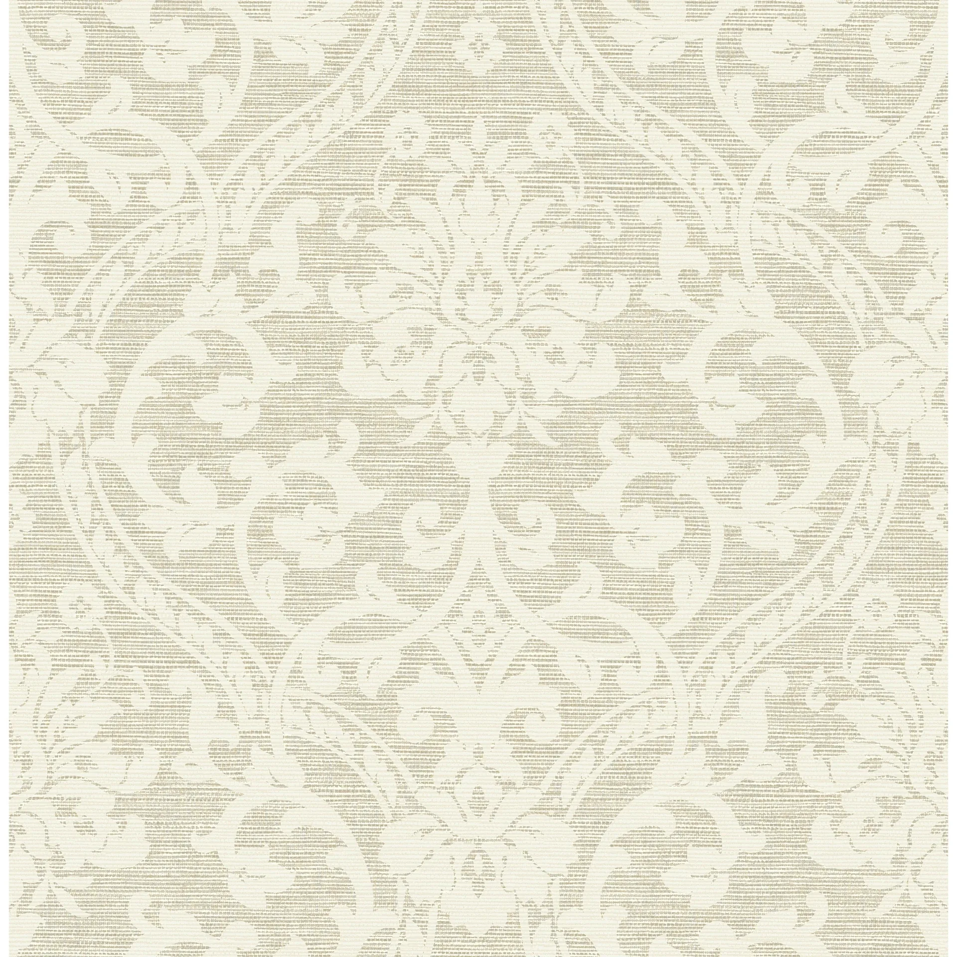 Brewster Home Fashions Evette Neutral Damask Wallpaper - SKU 4157-25009