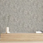 Brewster Home Fashions Evonne Charcoal Marble Patina Wallpaper - SKU AH296706