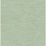 Brewster Home Fashions Exhale Light Green Faux Grasscloth Wallpaper - SKU 4157-26457