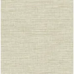 Brewster Home Fashions Exhale Light Yellow Faux Grasscloth Wallpaper - SKU 4157-26463
