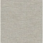 Brewster Home Fashions Exhale Stone Faux Grasscloth Wallpaper - SKU 4157-26462