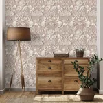 Brewster Home Fashions Fae Light Pink Woodland Wallpaper - SKU FD43607