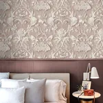 Brewster Home Fashions Fae Light Pink Woodland Wallpaper - SKU FD43607