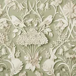 Brewster Home Fashions Fae Sage Woodland Wallpaper - SKU FD42951