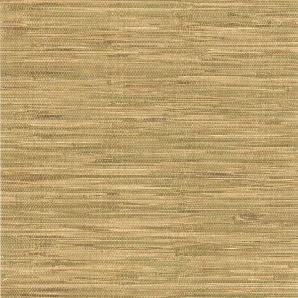 Brewster Home Fashions Faraji Sage Faux Grasscloth Wallpaper - SKU 414-44140