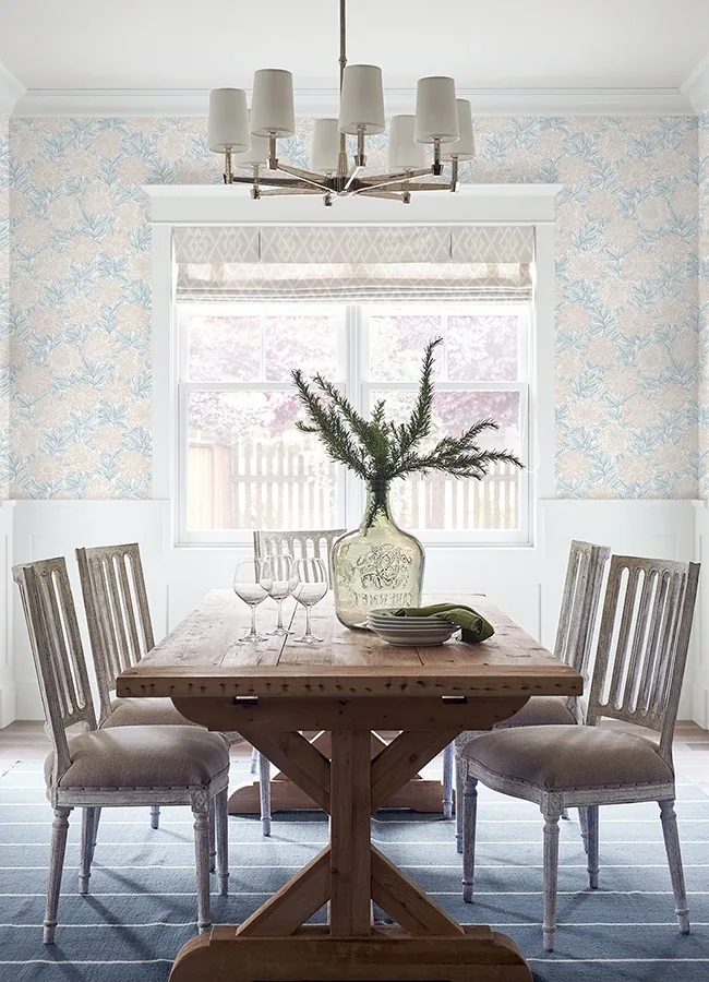 Brewster Home Fashions Faustin Blush Floral Wallpaper - SKU 4072-70046