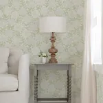 Brewster Home Fashions Faustin Green Floral Wallpaper - SKU 4072-70044