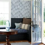 Brewster Home Fashions Faustin Navy Floral Wallpaper - SKU 4072-70047