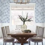 Brewster Home Fashions Faustin Navy Floral Wallpaper - SKU 4072-70047