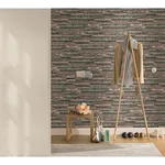Brewster Home Fashions Federico Red Slate Wallpaper - SKU MG31730