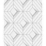 Brewster Home Fashions Filmore White Diamond Panes Wallpaper | Wallpaper Twins Brewster Home Fashions Filmore White Diamond Panes Wallpaper - SKU 4020-61400