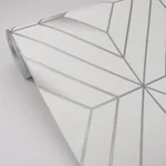 Brewster Home Fashions Filmore White Diamond Panes Wallpaper | Wallpaper Twins Brewster Home Fashions Filmore White Diamond Panes Wallpaper - SKU 4020-61400