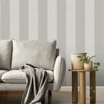 Brewster Home Fashions Finn Grey Chevron Stripe Wallpaper - SKU M1872