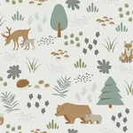 Brewster Home Fashions Finola Moss Bears Wallpaper - SKU 4060-139247